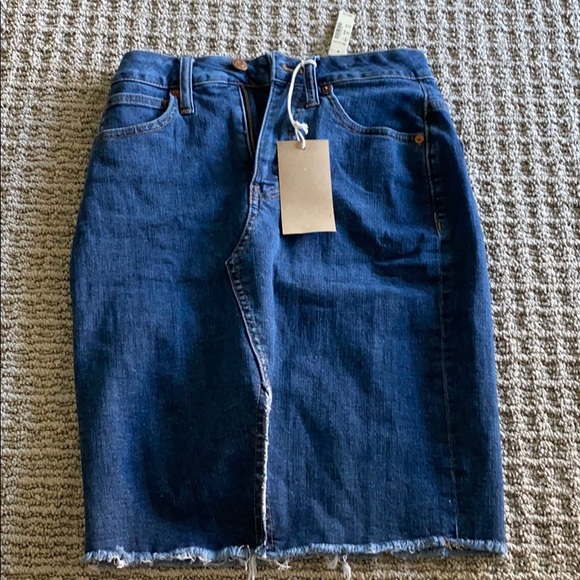 NWT Madewell Jean skirt - Picture 1 of 2